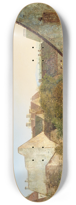 Adalbert Stifter - Blick ber Wiener Vorstadthuser (Beatrixgasse) 8.25 inch art skate deck