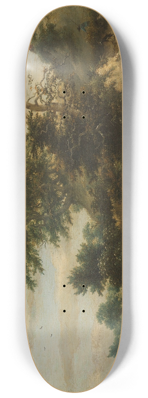 Jacob van Ruisdael - Sandy Track in the Dunes 8.25 inch art skate deck