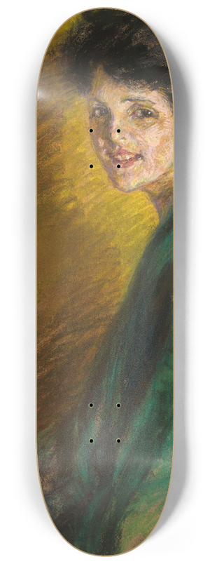 Alice Pike Barney - Light-Hearted 8.25 inch art skate deck Alice Pike Barney - Light-Hearted 8.25 inch art skate deck