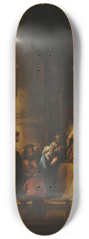 Jacob Willemsz. de Wet - Presentation at the temple 8.25 inch art skate deck