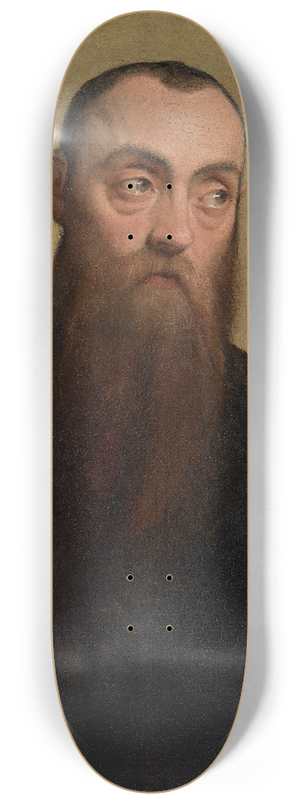 Jacopo Bassano - Portrait of a Bearded Man 8.25 inch art skate deck