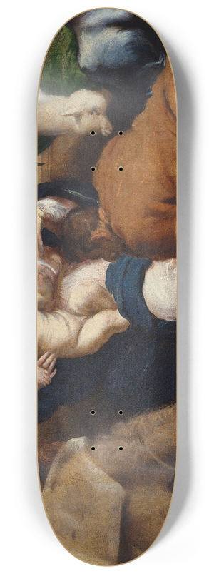 Jacopo Bassano - The Adoration of the Shepherds 8.25 inch art skate deck