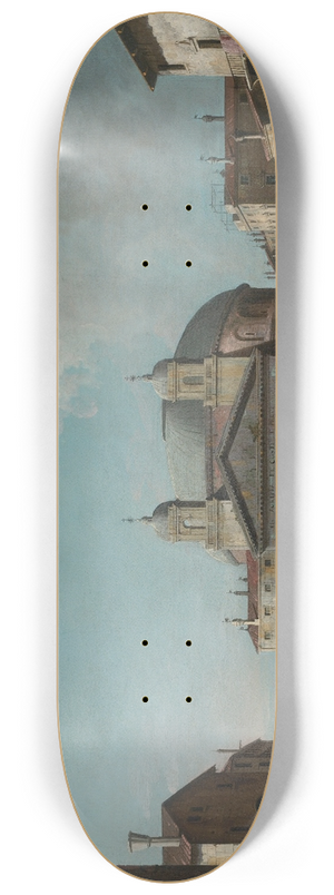 Jacopo Fabris - View Of The Pantheon, Rome 8.25 inch art skate deck Jacopo Fabris - View Of The Pantheon, Rome 8.25 inch art skate deck