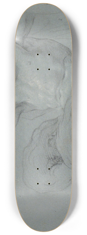 Jacopo Guarana - Satyr Reclining on a Ledge, Facing Left 8.25 inch art skate deck