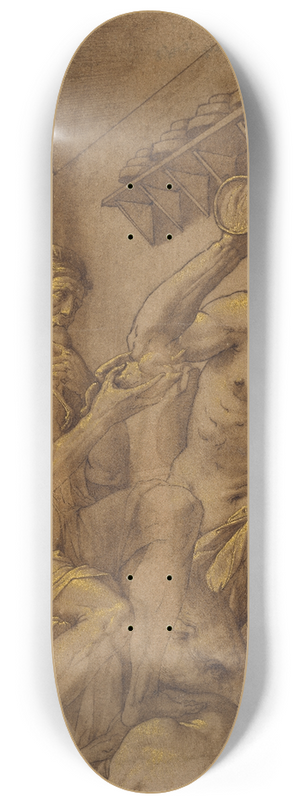 Jacopo Ligozzi - Allegory of Gluttony 8.25 inch art skate deck Jacopo Ligozzi - Allegory of Gluttony 8.25 inch art skate deck