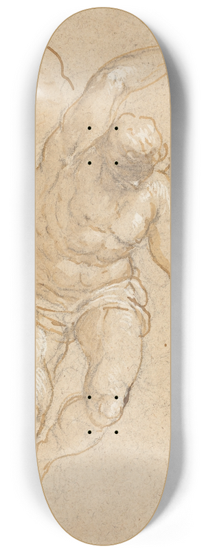 Jacopo Palma il Giovane - A Flying Angel 8.25 inch art skate deck