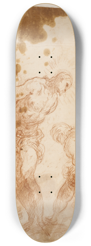 Jacopo Palma il Giovane - Kristi hudflettelse 8.25 inch art skate deck