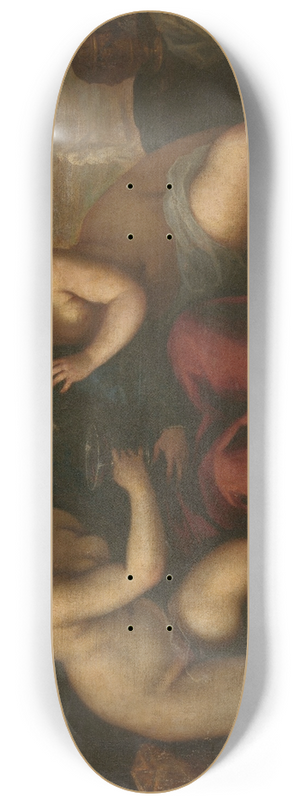 Jacopo Palma il Giovane - Lot and his Daughters 8.25 inch art skate deck