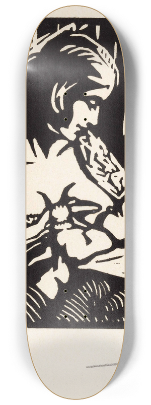 Jacques Jeichienus Ottens - Vrouw die een kind borstvoeding geeft 8.25 inch art skate deck