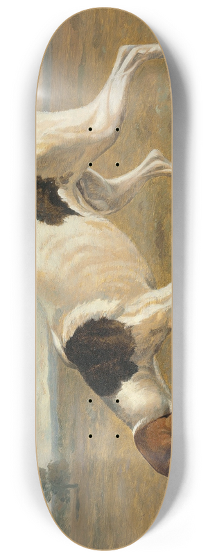 Jacques-Laurent Agasse - A pointer in a landscape 8.25 inch art skate deck