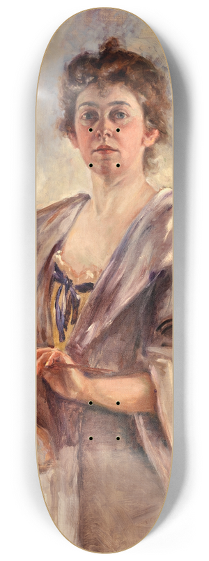 Alice Pike Barney - Self Portrait in Painting Robe 8.25 inch art skate deck