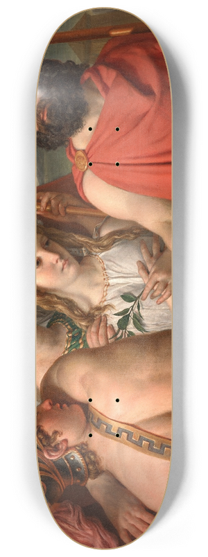 Jacques Louis David - The Anger of Achilles 8.25 inch art skate deck