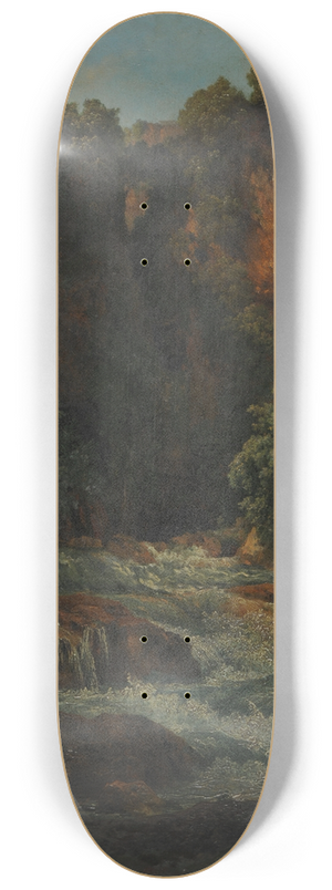 Jacques-Raymond Brascassat - Cascade et rochers 8.25 inch art skate deck