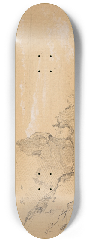 Jacques-Raymond Brascassat - Couvent de Saint-Nicolas 8.25 inch art skate deck