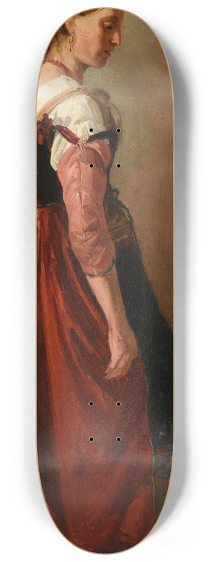 Jacques-Raymond Brascassat - Jeune romaine, porteuse deau 8.25 inch art skate deck Jacques-Raymond Brascassat - Jeune romaine, porteuse deau 8.25 inch art skate deck