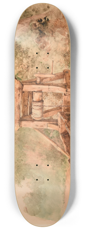 Jacques-Raymond Brascassat - Puits 8.25 inch art skate deck Jacques-Raymond Brascassat - Puits 8.25 inch art skate deck