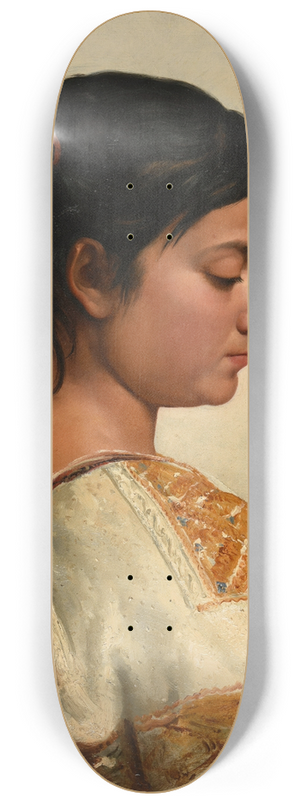 Jacques-Raymond Brascassat - Tte de Romaine 8.25 inch art skate deck Jacques-Raymond Brascassat - Tte de Romaine 8.25 inch art skate deck