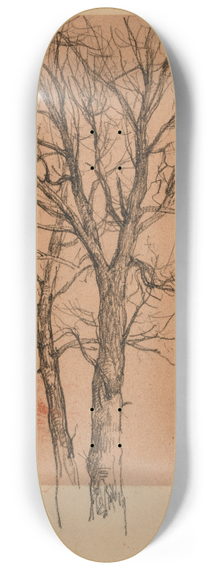 Jacques-Raymond Brascassat - tudes darbres, de personnage et de mouton 8.25 inch art skate deck