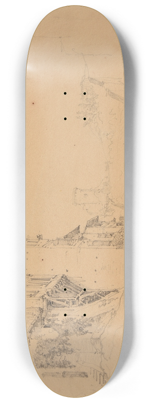 Jacques-Raymond Brascassat - Villemur 8.25 inch art skate deck Jacques-Raymond Brascassat - Villemur 8.25 inch art skate deck