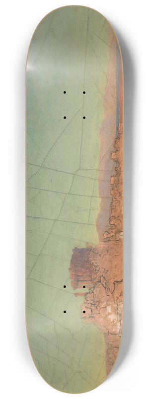 Adalbert Stifter - Griechische Tempelruinen 8.25 inch art skate deck