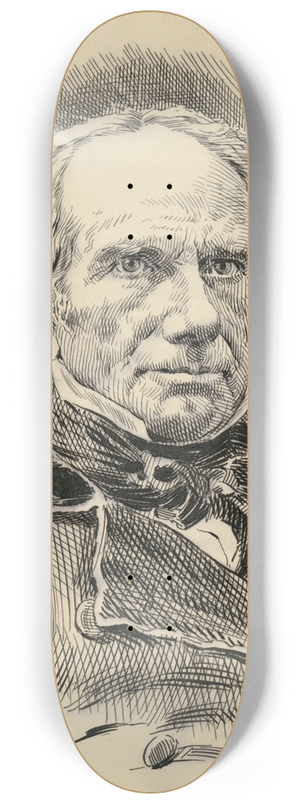 Jacques Reich - Henry Clay 8.25 inch art skate deck Jacques Reich - Henry Clay 8.25 inch art skate deck