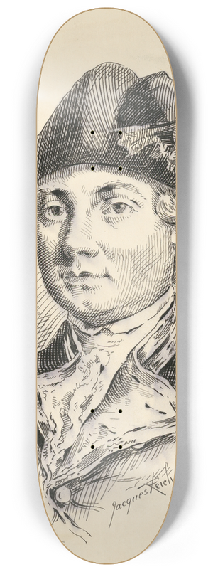 Jacques Reich - John Burgoyne 8.25 inch art skate deck
