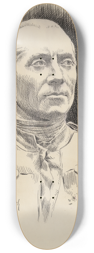 Jacques Reich - John Paul Jones 8.25 inch art skate deck Jacques Reich - John Paul Jones 8.25 inch art skate deck