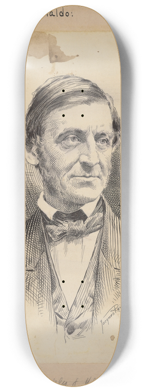 Jacques Reich - Ralph Waldo Emerson 8.25 inch art skate deck