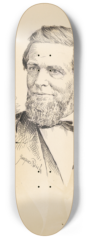 Jacques Reich - Schuyler Colfax 8.25 inch art skate deck Jacques Reich - Schuyler Colfax 8.25 inch art skate deck