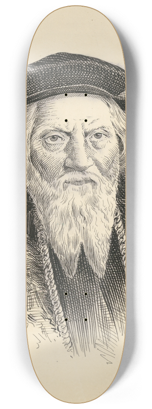 Jacques Reich - Sebastian Cabot 8.25 inch art skate deck Jacques Reich - Sebastian Cabot 8.25 inch art skate deck