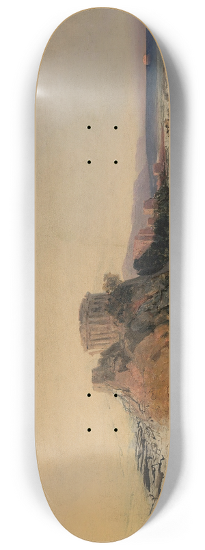 Adalbert Stifter - Griechische Tempelruinen 8.25 inch art skate deck