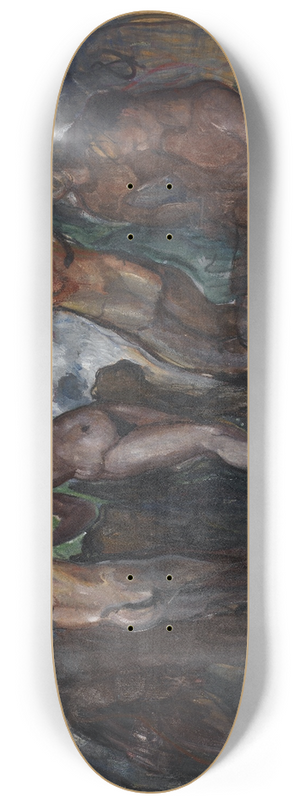 J.A. Jerichau - Figure Composition with Bacchants 8.25 inch art skate deck J.A. Jerichau - Figure Composition with Bacchants 8.25 inch art skate deck