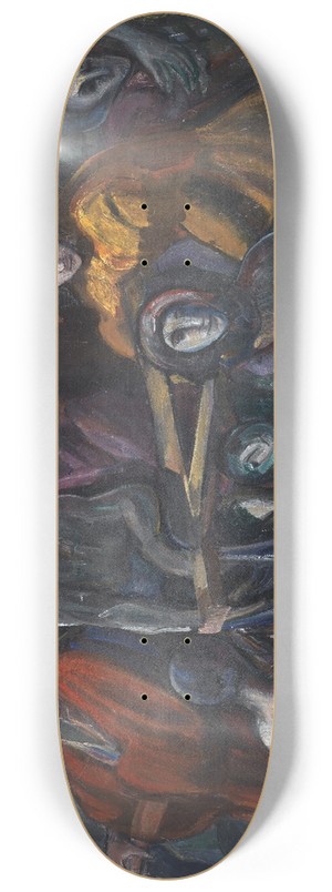 J.A. Jerichau - The Road to Golgatha 8.25 inch art skate deck J.A. Jerichau - The Road to Golgatha 8.25 inch art skate deck