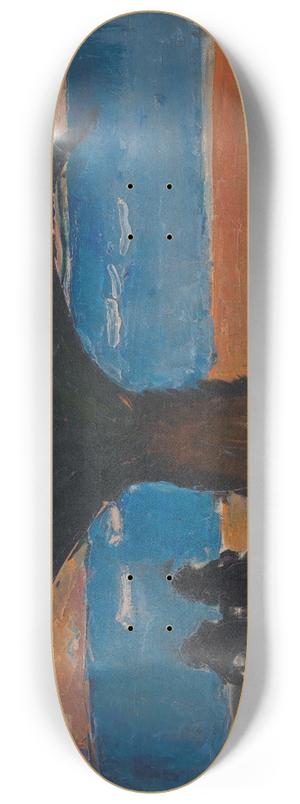 J.A. Jerichau - The Thick Palm. View from Villefranche 8.25 inch art skate deck J.A. Jerichau - The Thick Palm. View from Villefranche 8.25 inch art skate deck