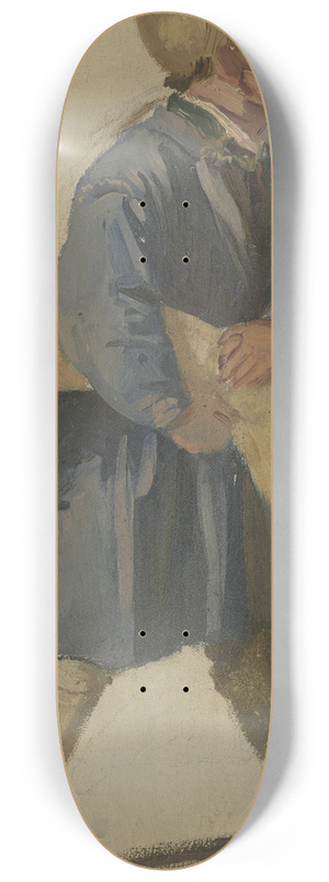 Jakob Becker - Bauernjunge mit Garbe unterm Arm 8.25 inch art skate deck