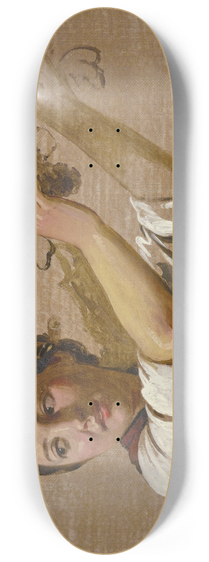 Jakob Becker - Brustbild eines Bauernmdchens 8.25 inch art skate deck Jakob Becker - Brustbild eines Bauernmdchens 8.25 inch art skate deck
