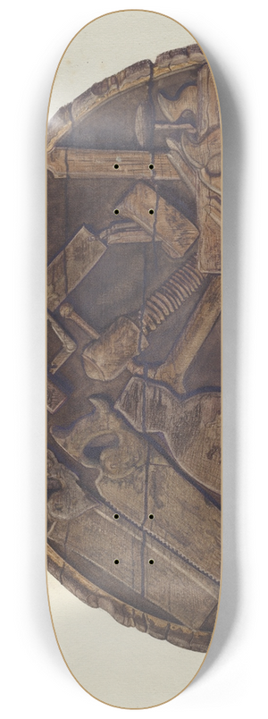 Alice Stearns - Hardware Shop Sign 8.25 inch art skate deck