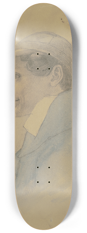 Jakob Becker - Male head to the left 8.25 inch art skate deck