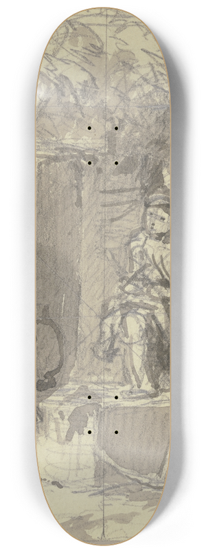 Jakob Becker - Resting farmers 8.25 inch art skate deck