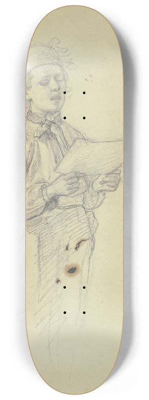 Jakob Becker - Singing farmboy 8.25 inch art skate deck