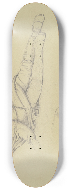 Jakob Becker - Sleeping farmer 8.25 inch art skate deck