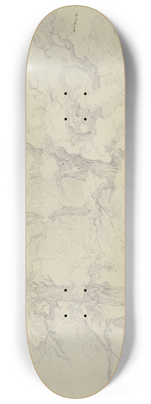 Jakob Becker - Two trees 8.25 inch art skate deck