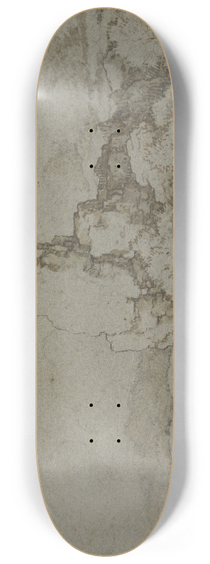 Allaert van Everdingen - Rock section by the water 8.25 inch art skate deck Allaert van Everdingen - Rock section by the water 8.25 inch art skate deck