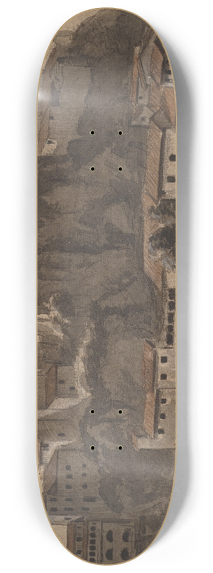 Jakob Christoph Miville - Olevano von Osten 8.25 inch art skate deck