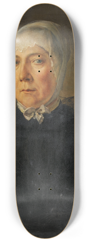 Jakob Christoph Miville - Portrait of the Artists Mother, Maria Magdalena Miville-Lotz 8.25 inch art skate deck