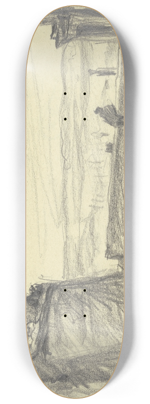 Jakob Nussbaum - At the city wall of Laon 8.25 inch art skate deck