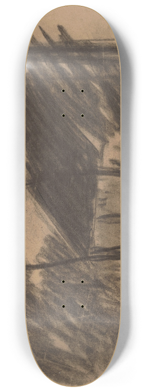 Jakob Smits - Farm surrounded by Trees 8.25 inch art skate deck