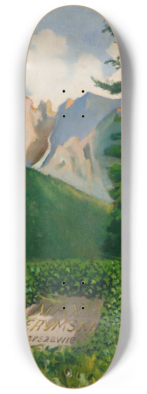 Jakub Juszczyk - Landscape with Maksymilian Gierymskis Tomb 8.25 inch art skate deck