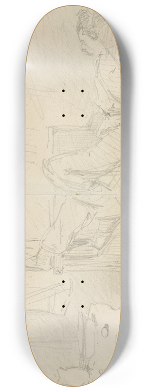 James Abbott McNeill Whistler - Attendant que le linge sche! Cologne 8.25 inch art skate deck James Abbott McNeill Whistler - Attendant que le linge sche! Cologne 8.25 inch art skate deck