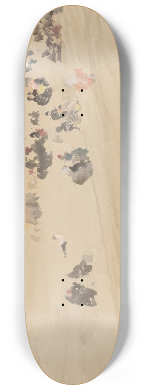 James Abbott McNeill Whistler - Beach Scene 8.25 inch art skate deck